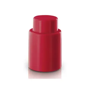 Bouchon de bouteille publicitaire avec pompe vide d'air, pompe a vin | Rouge 08