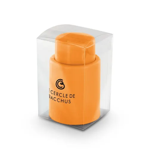 Bouchon de bouteille publicitaire avec pompe vide d'air, pompe a vin