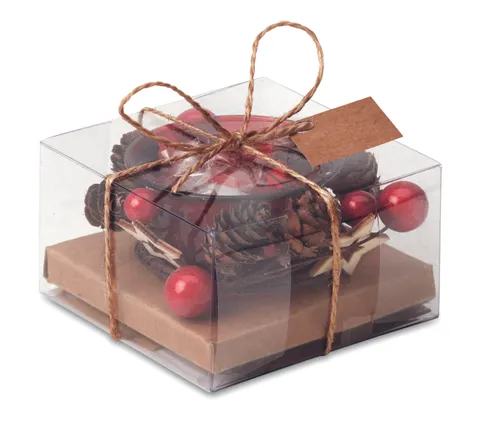 Bougeoir de Noël personnalisé - Bougie