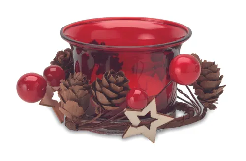 Bougeoir de Noël personnalisé - Bougie