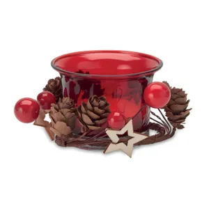 Bougeoir de Noël personnalisé - Bougie