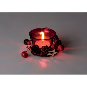 Bougeoir de Noël personnalisé - Bougie