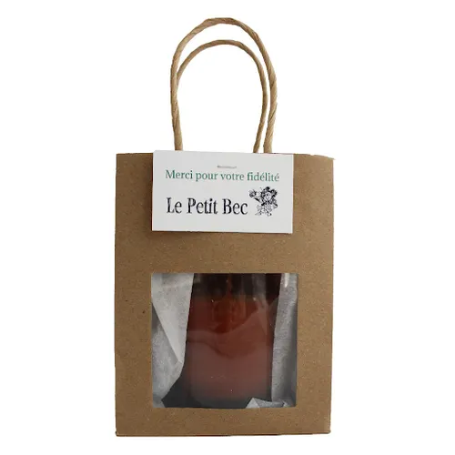 Bougie avec sac kraft