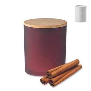 Bougie en cire végétale 280 gr personnalisable - Keops Large | Burgundy