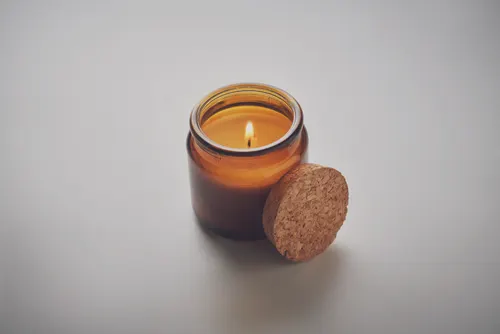 Bougie en cire végétale personnalisée 70 gr - Valo