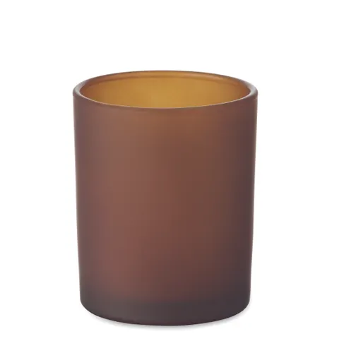 Bougie en cire végétale publicitaire 80 gr - Kivas Wood