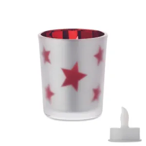 Bougie LED publicitaire - Landle | Rouge