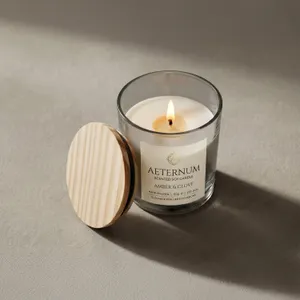 Bougie Matira | Gris Transparent