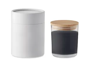 Bougie parfumée à la vanille personnalisable - Ancient | Noir