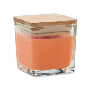 Bougie parfumée carrée 50gr personnalisable - Pila | Orange