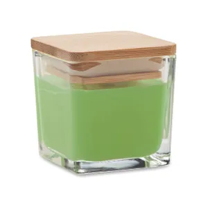 Bougie parfumée carrée 50gr personnalisable - Pila | Lime