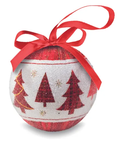 Boule de Noël personnalisée et boîte - Snowy