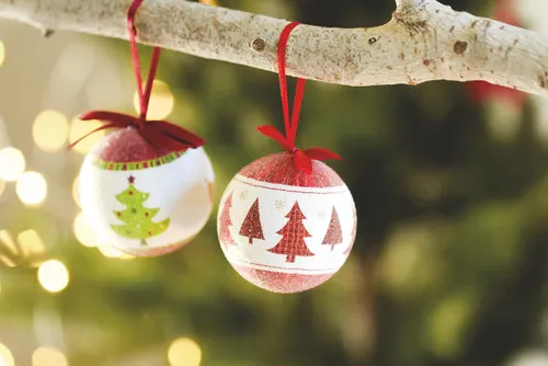 Boule de Noël personnalisée et boîte - Snowy