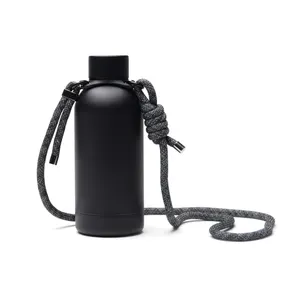 Bouteille 400ml en acier inoxydable RCS Parks - Vinga | Noir