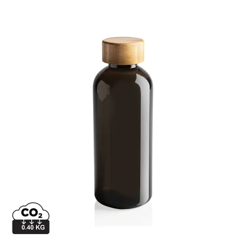Bouteille 600ml en rPET GRS personnalisable avec couvercle en bambou - XD Collection