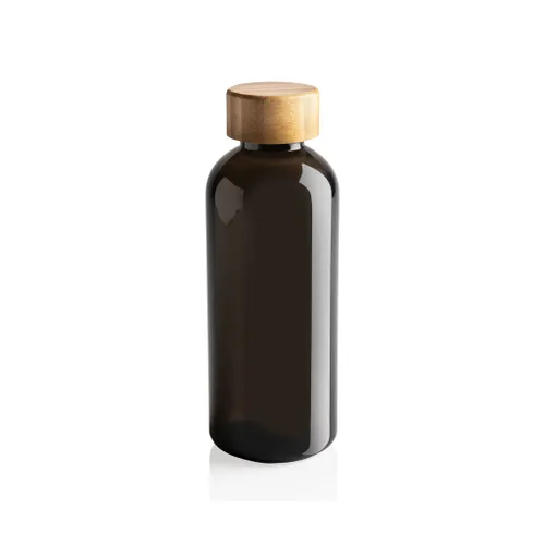 Bouteille 600ml en rPET GRS personnalisable avec couvercle en bambou - XD Collection
