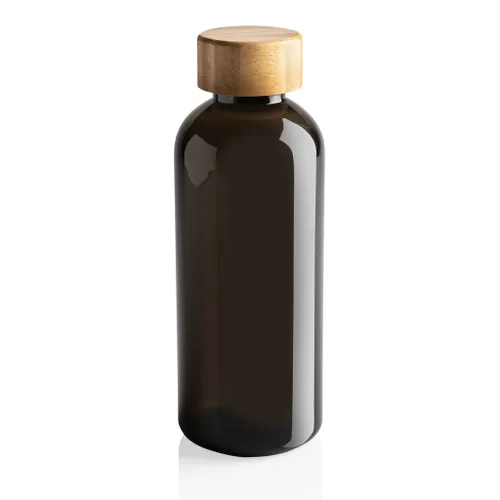 Bouteille 600ml en rPET GRS personnalisable avec couvercle en bambou - XD Collection