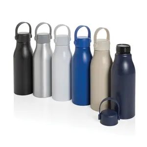 Bouteille 680ml personnalisée en aluminium recyclé certifiée RCS Pluto - XD Collection