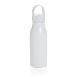 Bouteille 680ml personnalisée en aluminium recyclé certifiée RCS Pluto - XD Collection | Blanc