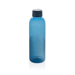 Bouteille 750ml  étanche avec poignée en rPET RCS Ripple - XD Collection | Bleu marine