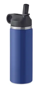 Bouteille à double paroi 500 ml personnalisable - Ivalo | Blue