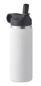 Bouteille à double paroi 500 ml personnalisable - Ivalo | White