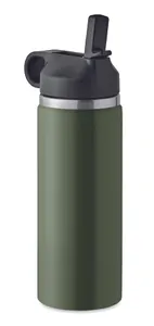 Bouteille à double paroi 500 ml personnalisable - Ivalo | Dark Green