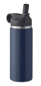 Bouteille à double paroi 500 ml personnalisable - Ivalo | Dark Navy