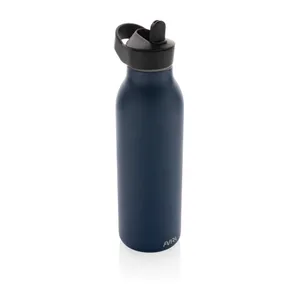 Bouteille d'eau 500ml fliptop en acier publicitaire RCS Avira Ara - Avira