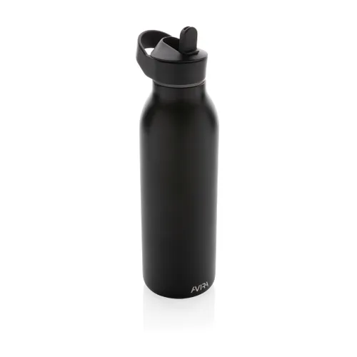 Bouteille d'eau 500ml fliptop en acier publicitaire RCS Avira Ara - Avira