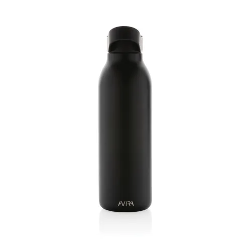 Bouteille d'eau 500ml fliptop en acier publicitaire RCS Avira Ara - Avira
