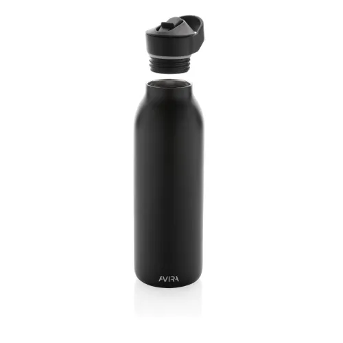 Bouteille d'eau 500ml fliptop en acier publicitaire RCS Avira Ara - Avira