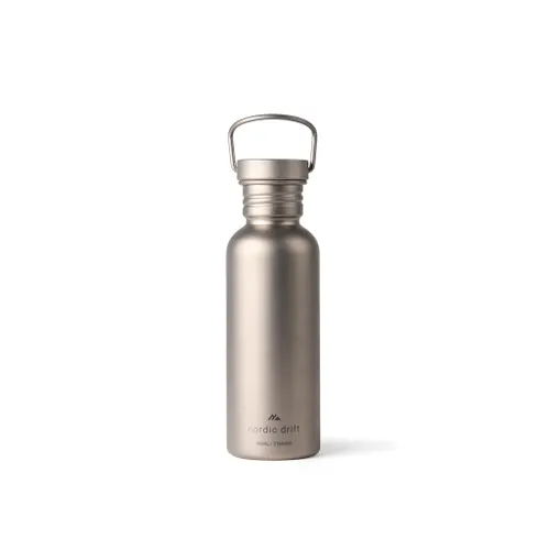 Bouteille d'eau 600ml ultra légère titane Nordic Drift Trail - Nordic Drift