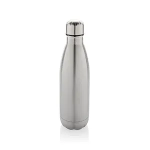 Bouteille d'eau en acier inox recyclé certifié RCS Eureka à personnaliser - XD Collection | Argent