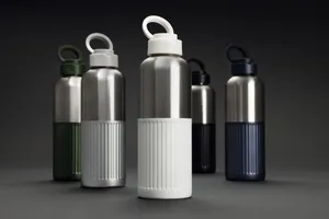 Bouteille d'eau étanche 750ml en acier RCS Ripple - XD Xclusive