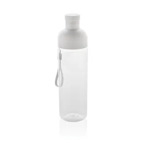 Bouteille d'eau étanche personnalisable 600ml en rPET RCS Impact - XD Collection | Blanc