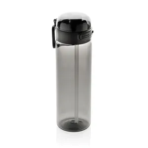 Bouteille d'eau étanche sport 800ml en rPET RCS SipnLock - XD Collection | Noir