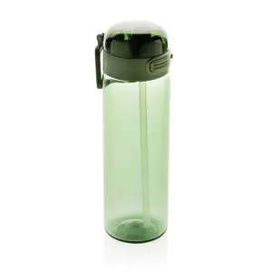 Bouteille d'eau étanche sport 800ml en rPET RCS SipnLock - XD Collection | Vert