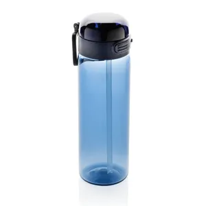 Bouteille d'eau étanche sport 800ml en rPET RCS SipnLock - XD Collection | Bleu marine