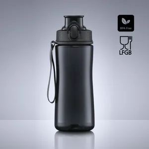 Bouteille d'eau neon, 550 ml | Noir