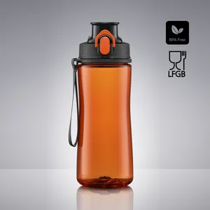 Bouteille d'eau neon, 550 ml | Orange