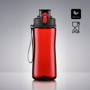 Bouteille d'eau neon, 550 ml | Rouge