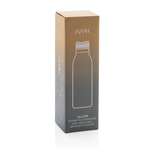 Bouteille d'eau personnalisable 600ml en acier Avira Alcor RCS - Avira
