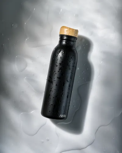 Bouteille d'eau personnalisable 600ml en acier Avira Alcor RCS - Avira