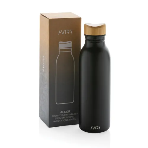 Bouteille d'eau personnalisable 600ml en acier Avira Alcor RCS - Avira