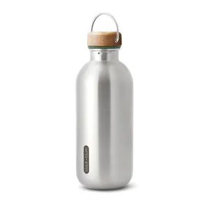 Bouteille d'eau personnalisée 600ml en acier Black+Blum - Black + Blum | Vert olive