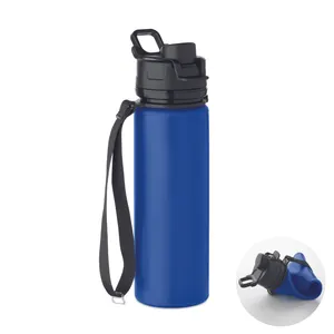 Bouteille de sport en silicone - Lett | Bleu Royal