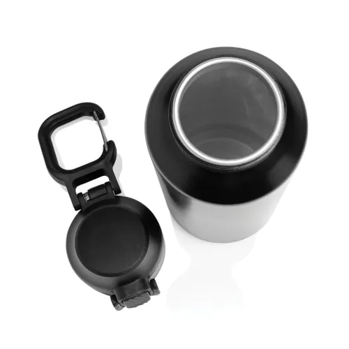 Bouteille de sport publicitaire 600ML en acier recyclé RCS Via - XD Collection