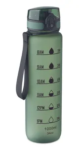 Bouteille de sport publicitaire RPET 1L - Isforden Mark | Vert Foncé