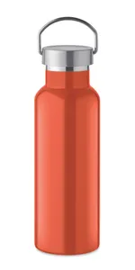 Bouteille double paroi 500 ml à personnaliser - Florence | Orange